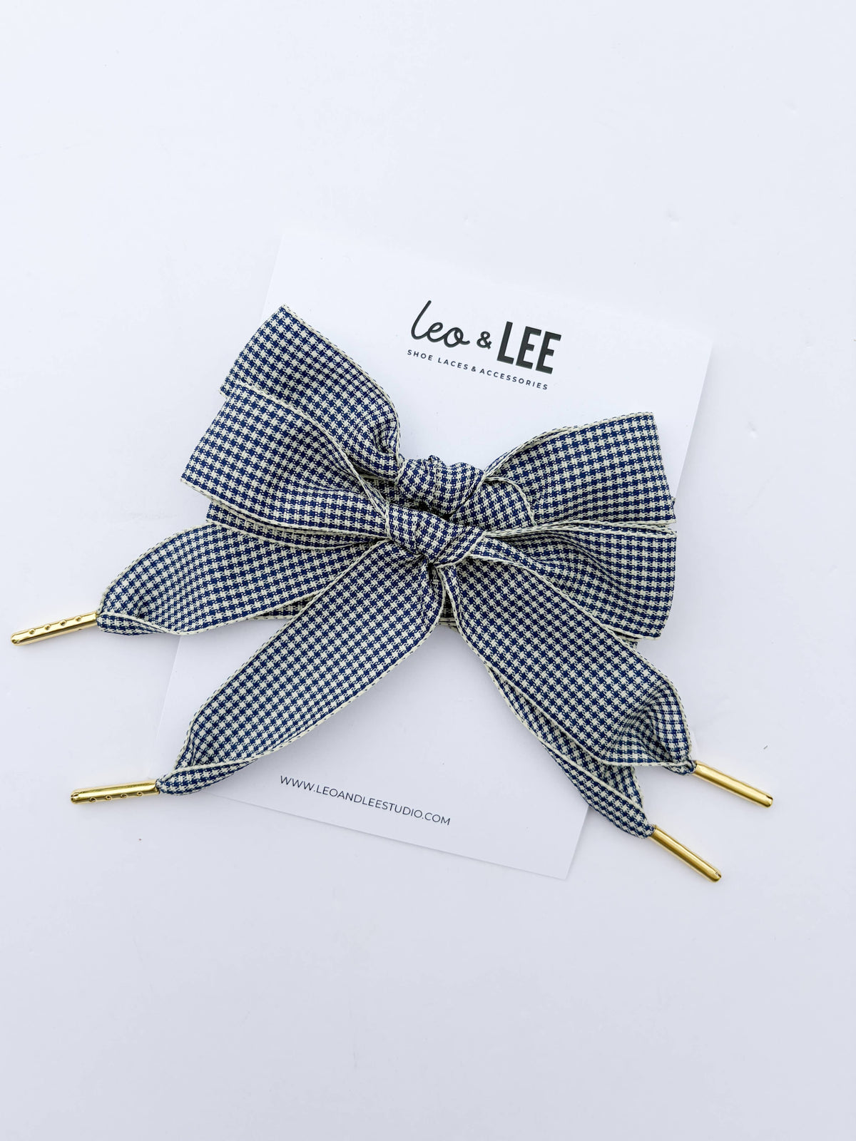 Leo and Lee Gingham and Houndstooth Lace sets 