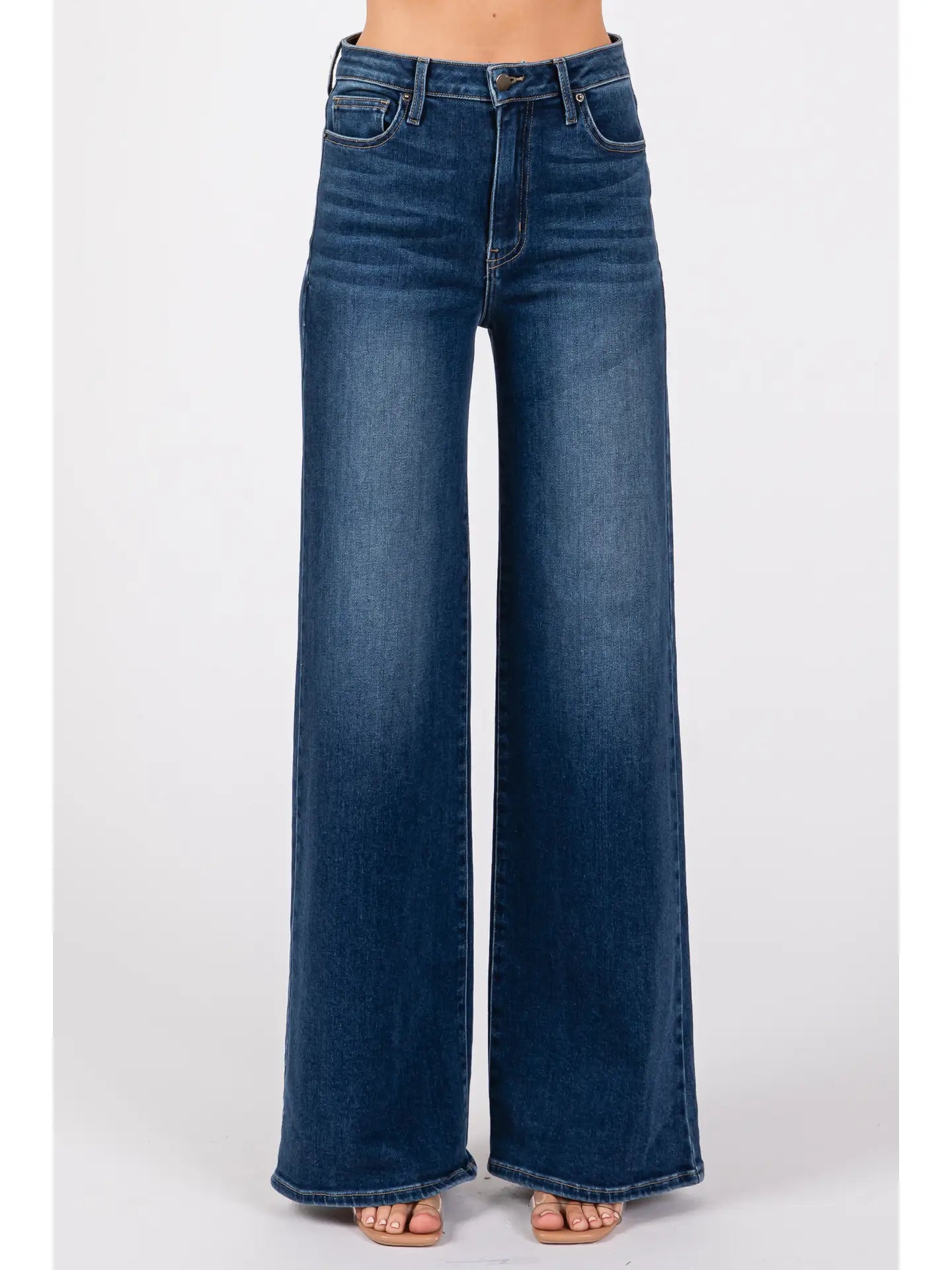 hannah high rise super wide leg jeans