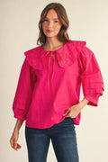 amelia peter pan collar blouse