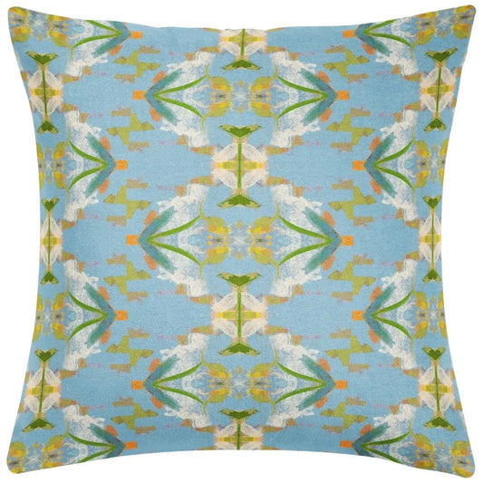 english garden blue 26 x 26 pillow