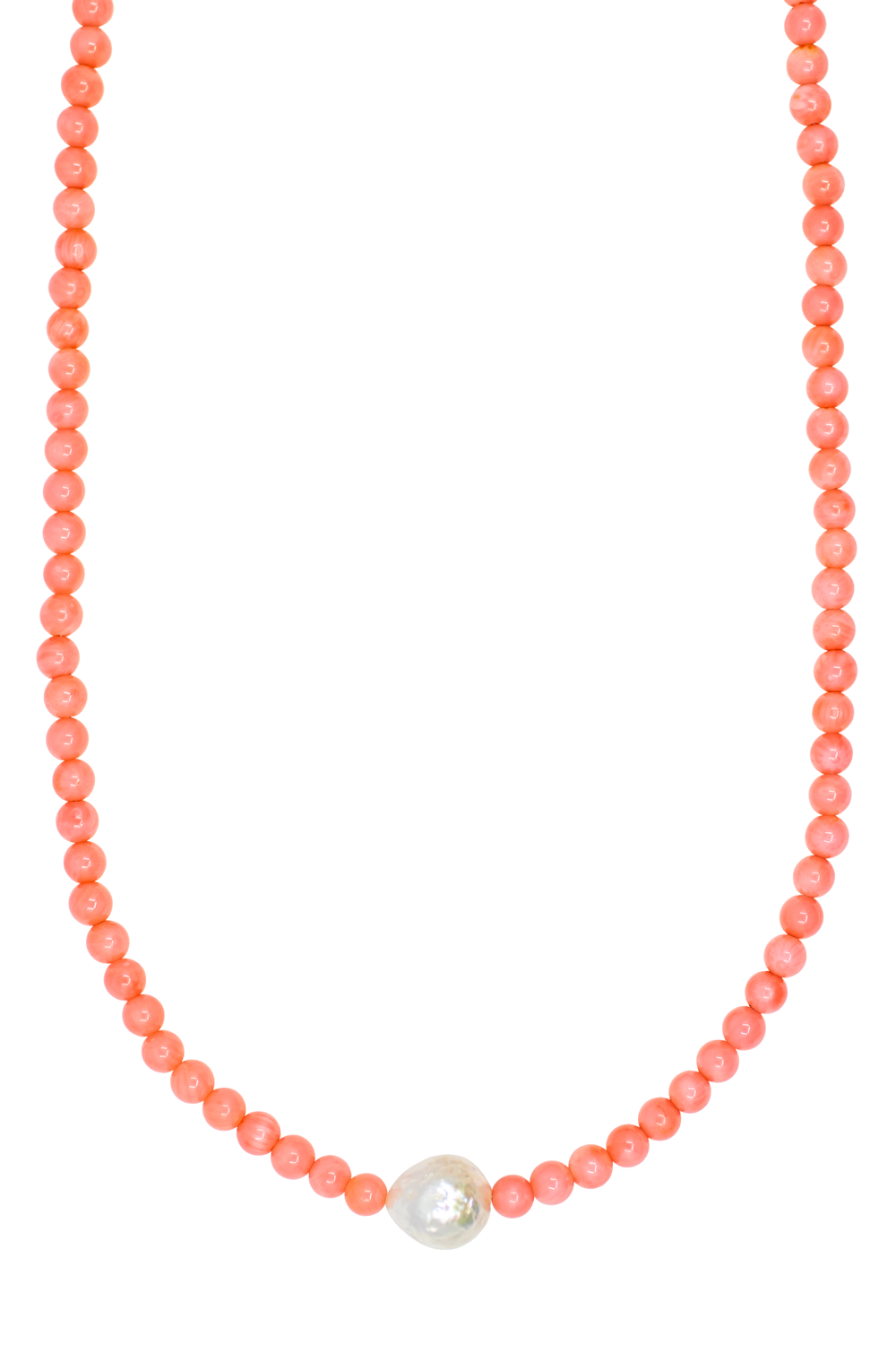 single summer pearl necklace
