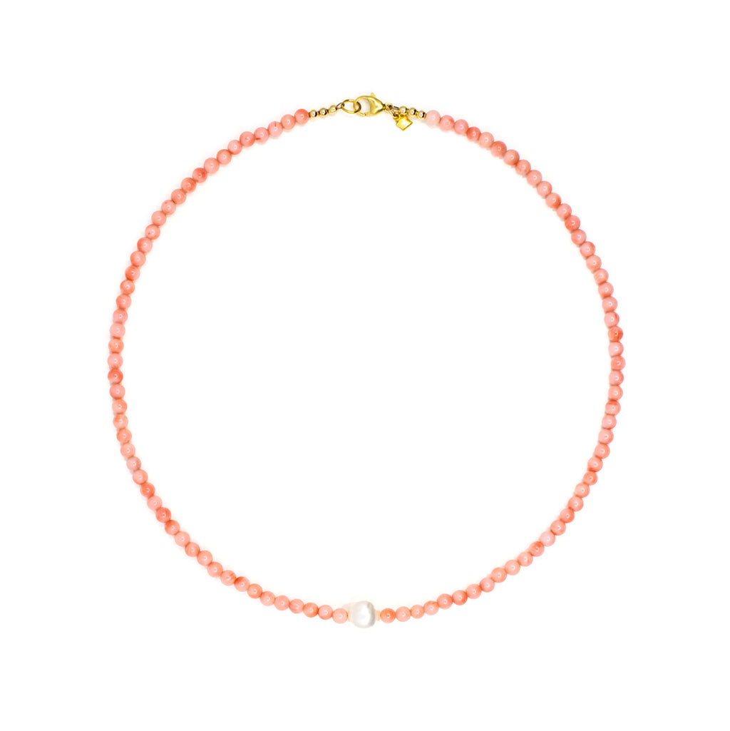 single summer pearl necklace