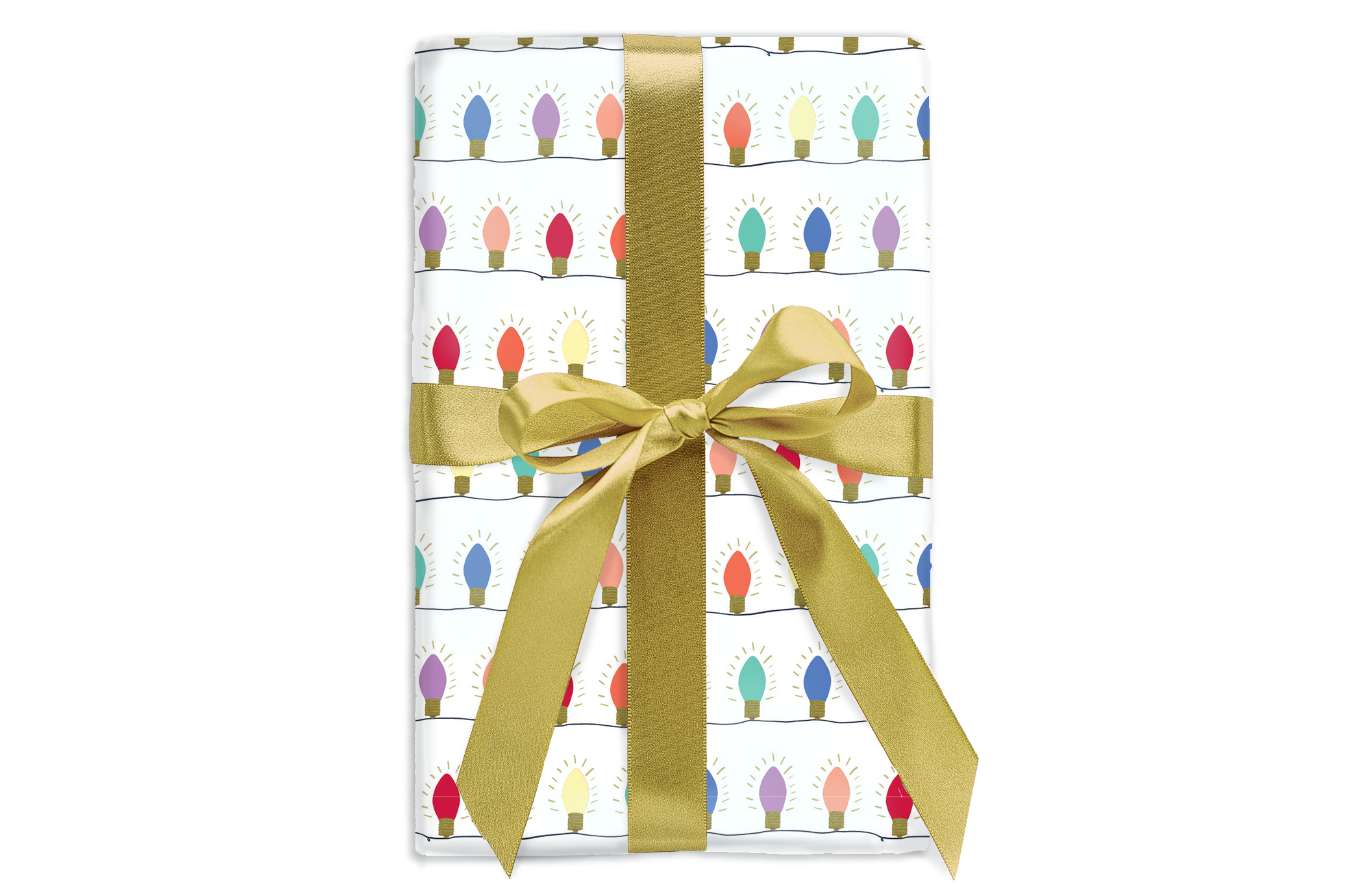 Roll - Rainbow String Lights Gift Wrap