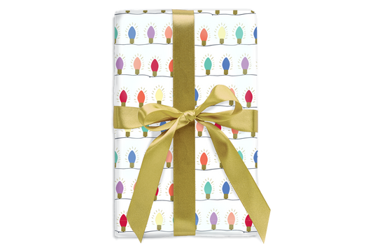 Roll - Rainbow String Lights Gift Wrap