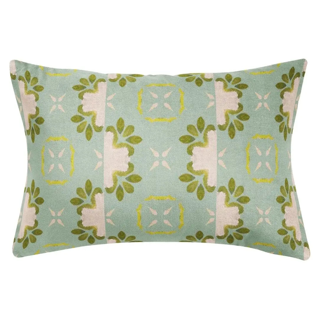 primrose blue 14 x 20 pillow