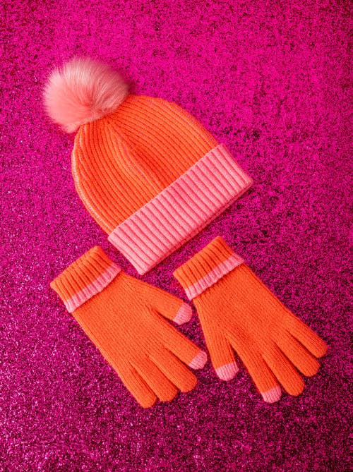 joy gloves orange