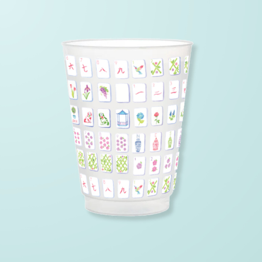 Mahjong Frosted Cups