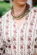Star Necklace - Large - Brown