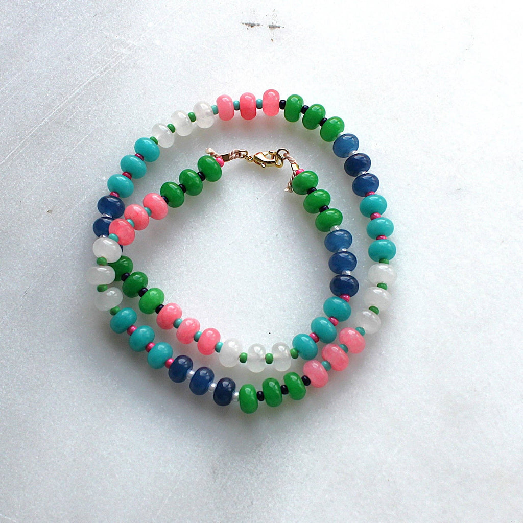 Resort Candy Beaded Necklace