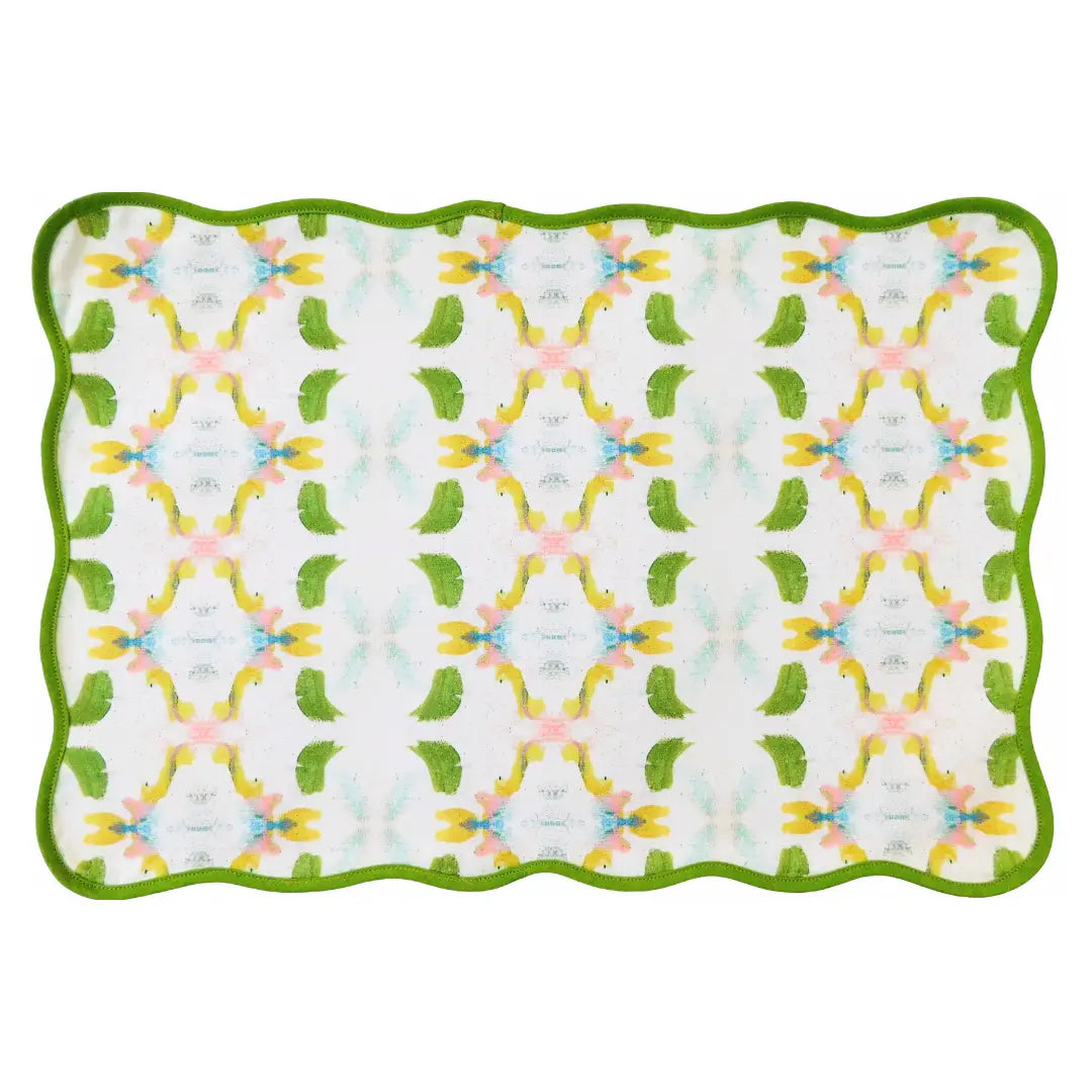 scalloped placemats