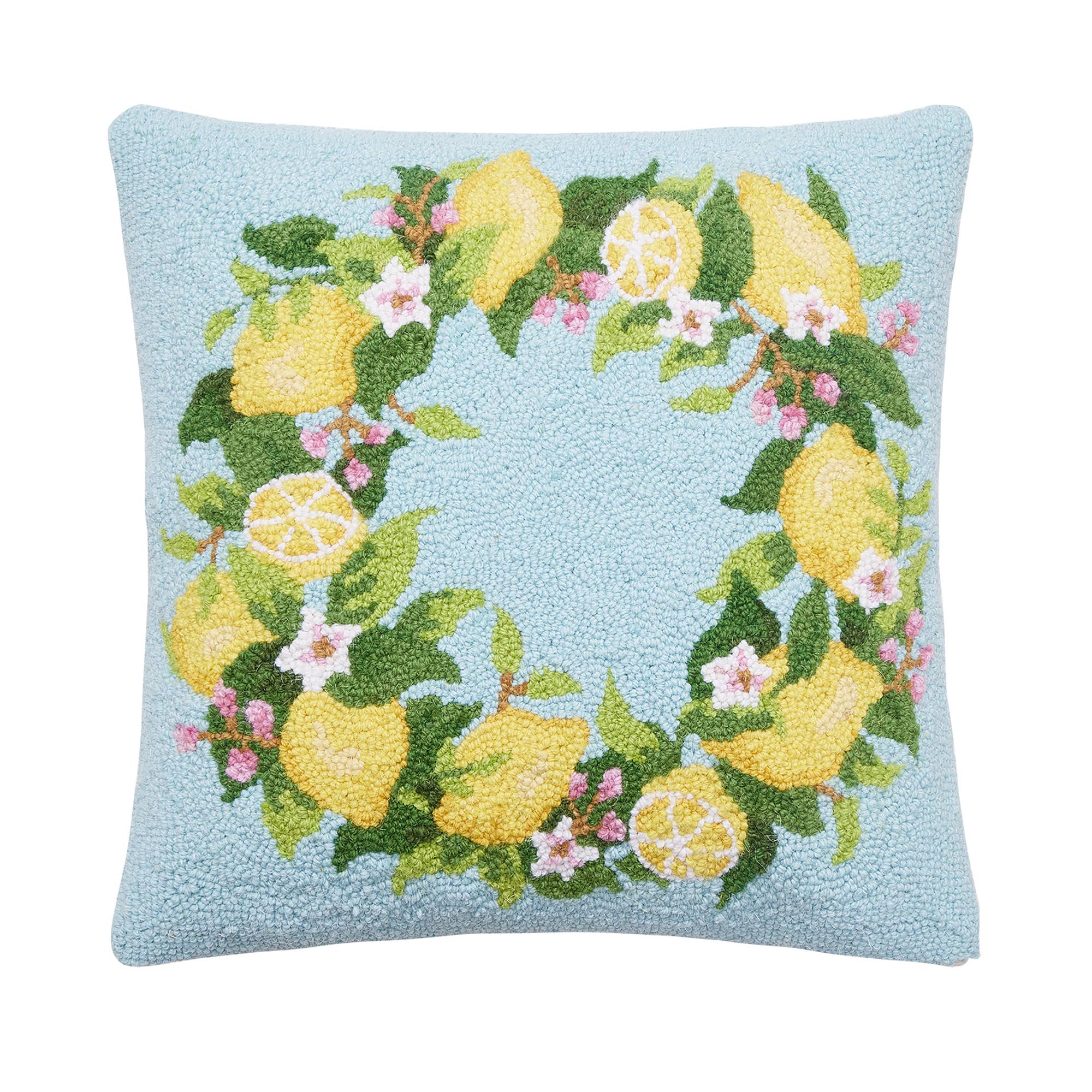 Lemon Wreath Hook Pillow