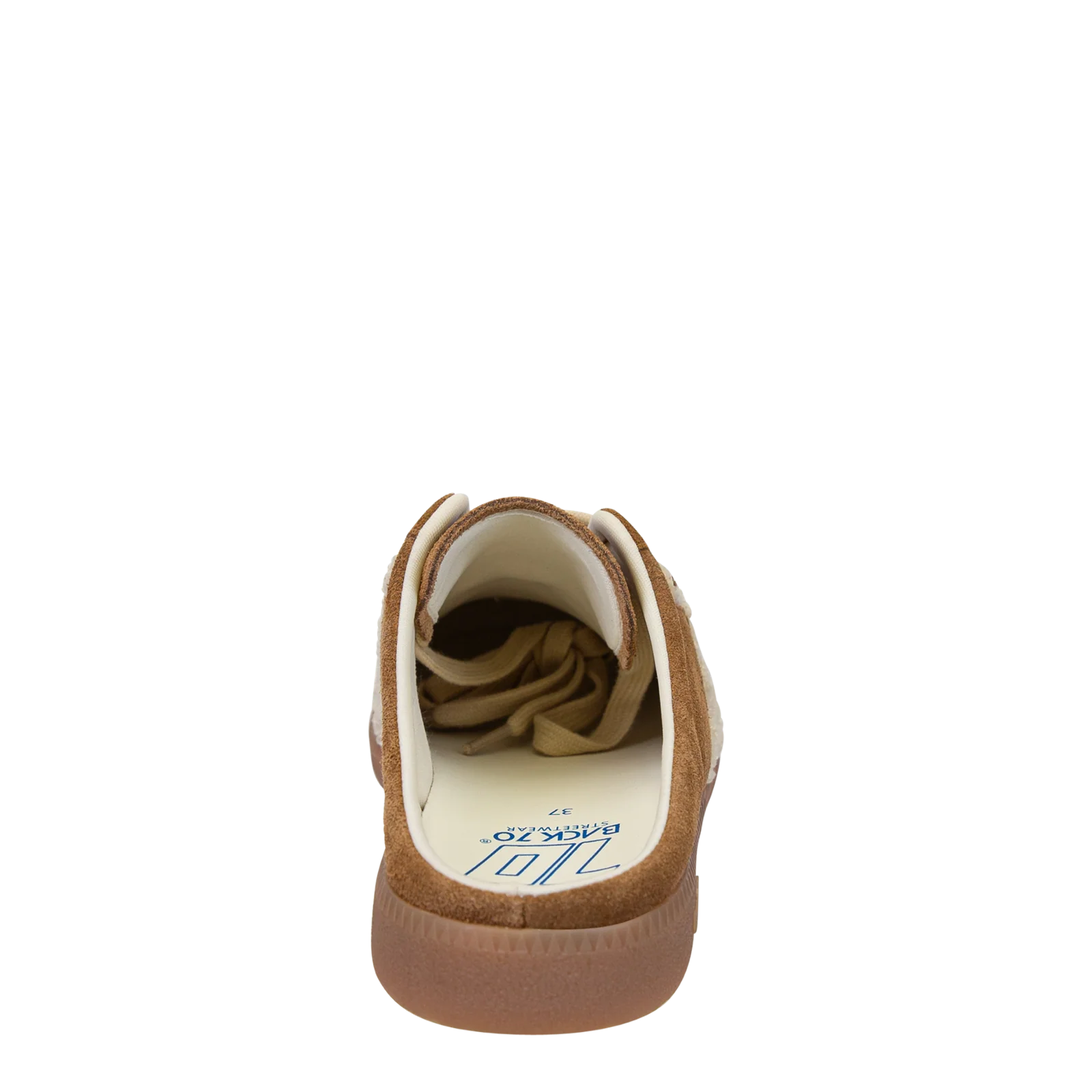 easter backless sneaker in tobacco