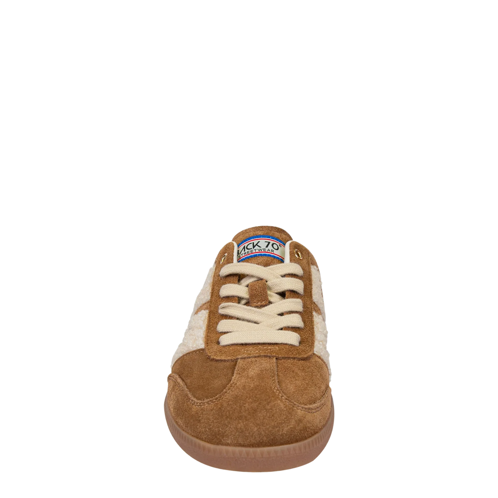 easter backless sneaker in tobacco