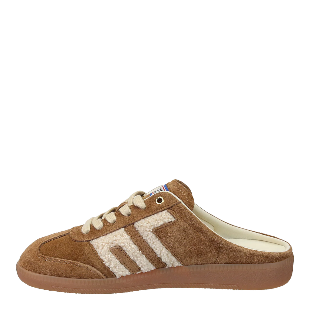 easter backless sneaker in tobacco