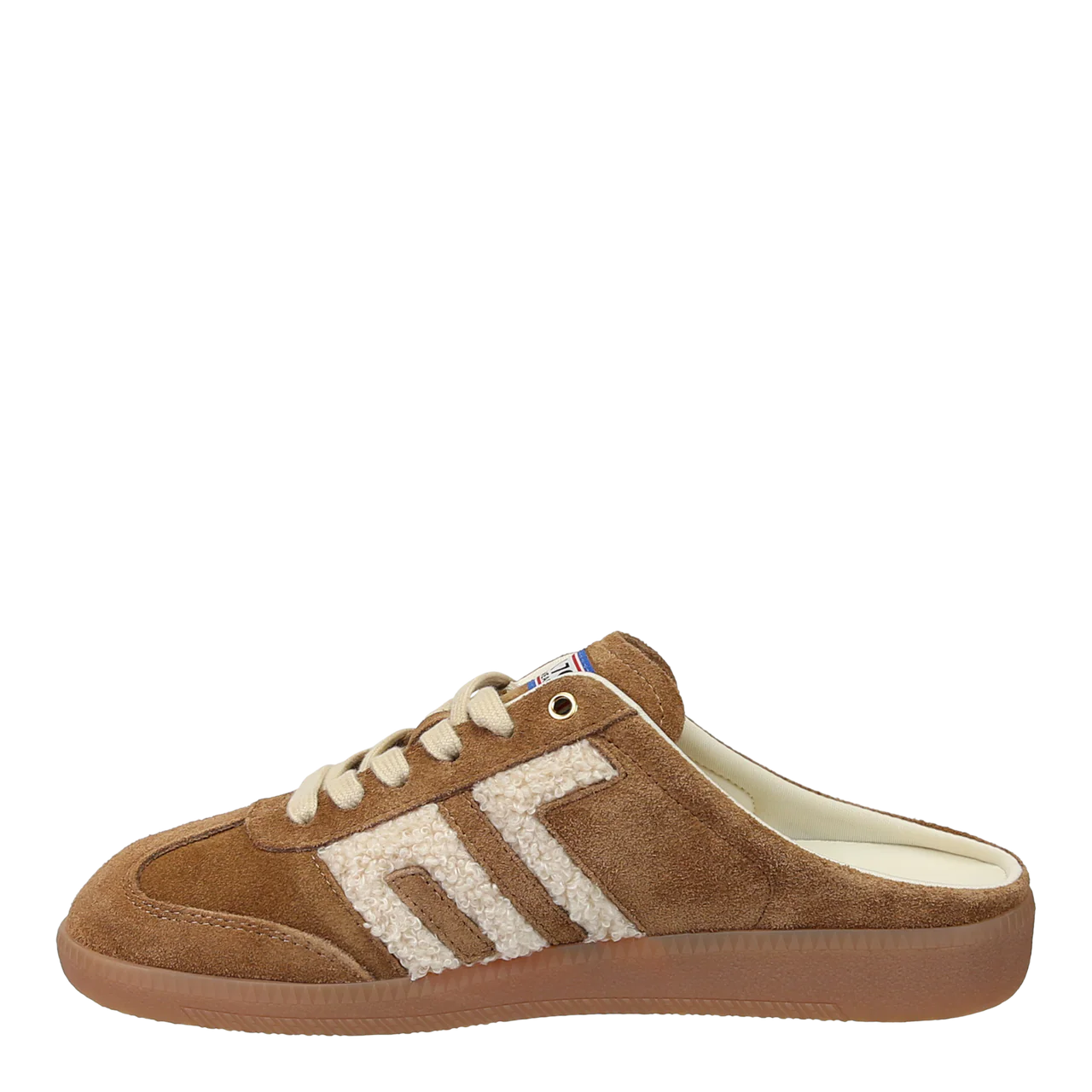 easter backless sneaker in tobacco
