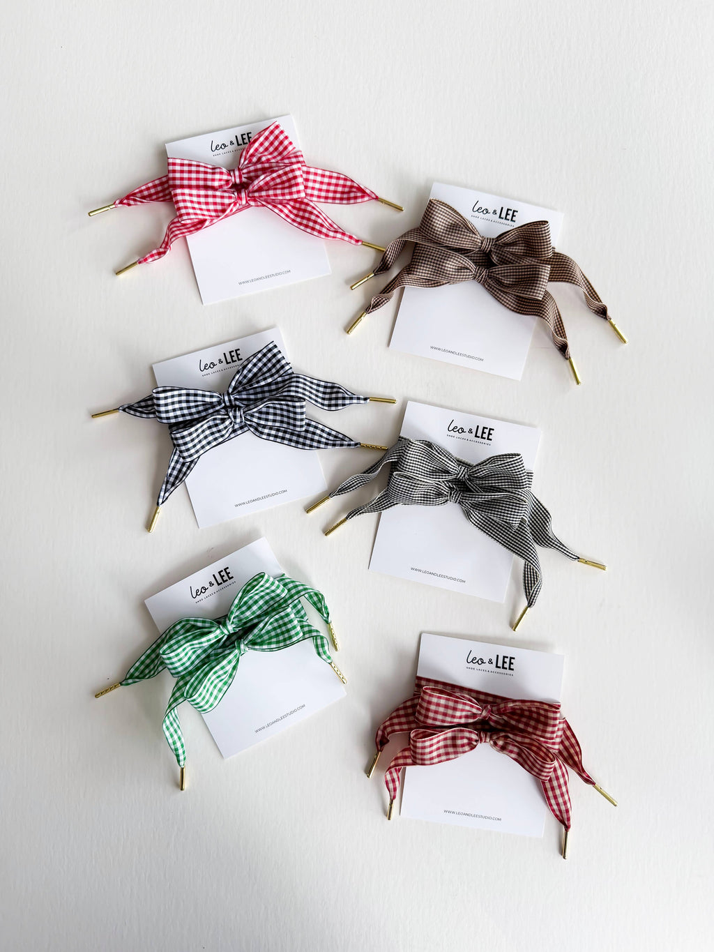Leo and Lee Gingham and Houndstooth Lace sets 