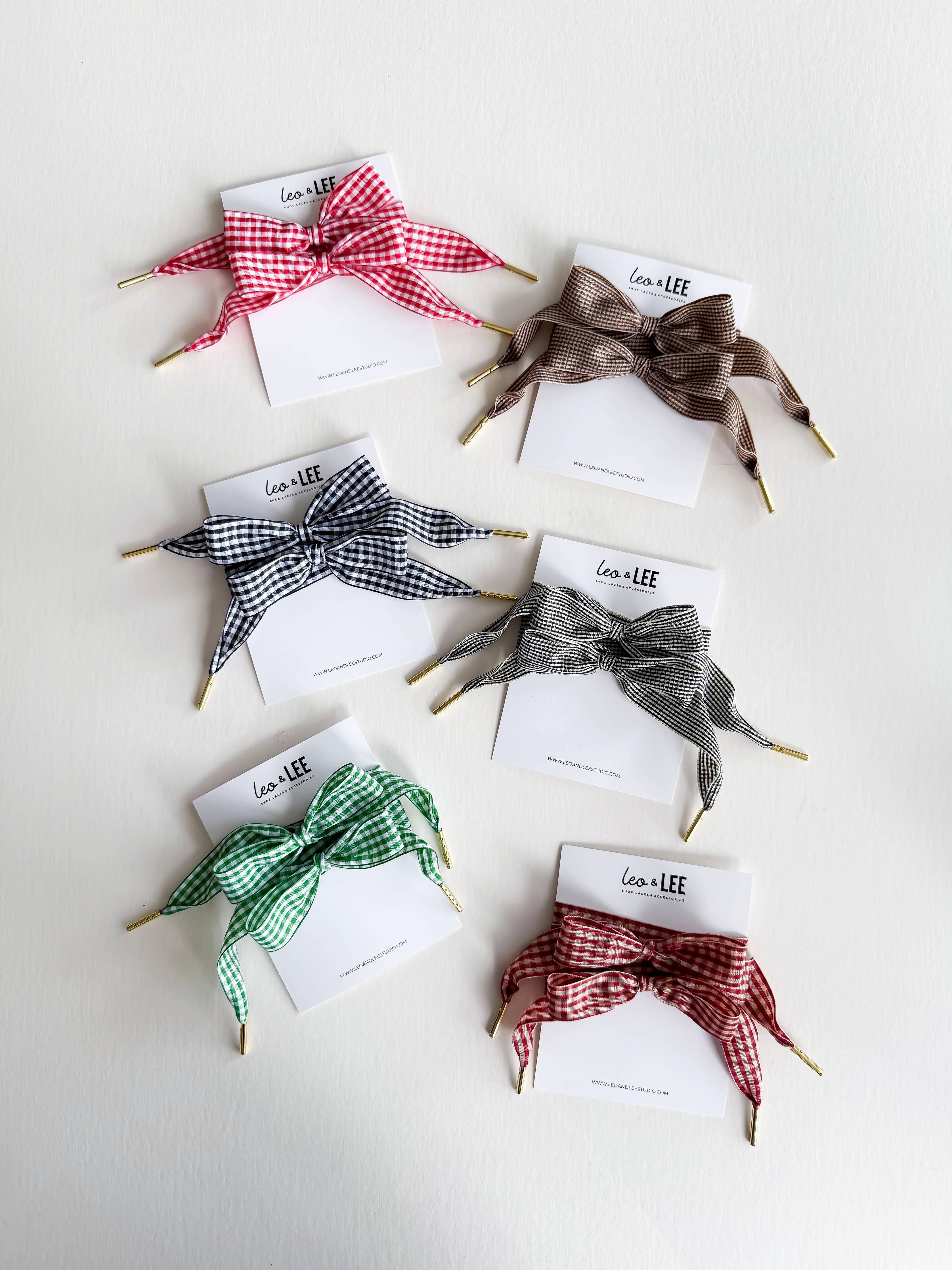 Leo and Lee Gingham and Houndstooth Lace sets 