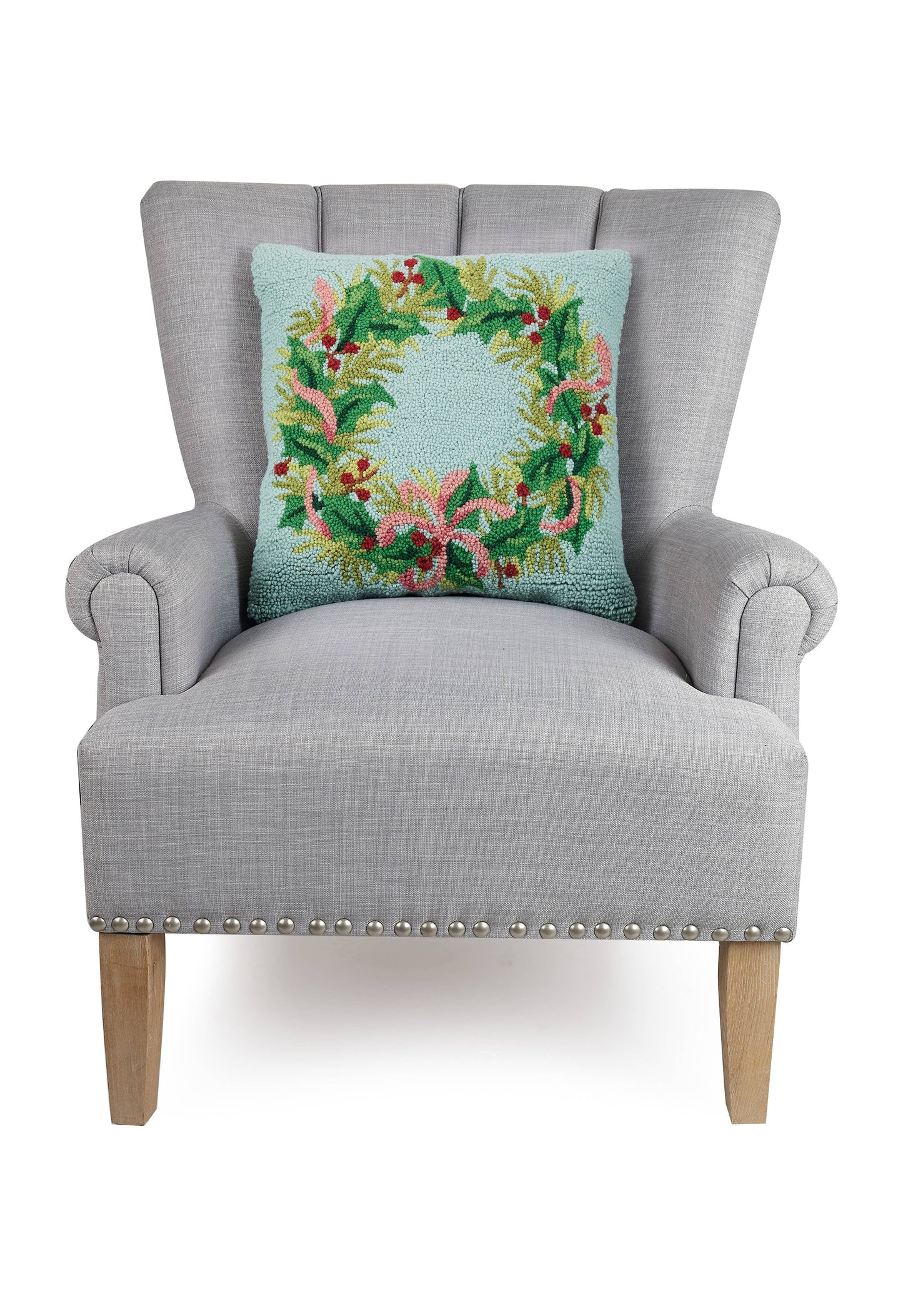 Christmas Wreath Hook Pillow