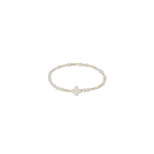egirl hope unwritten signature cross bracelet oh snow you didn't