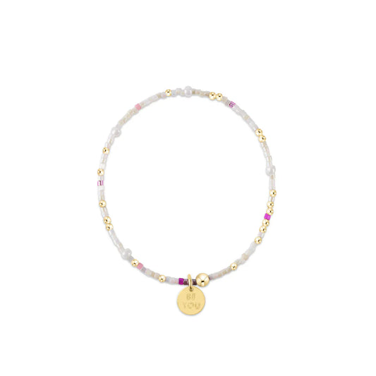 egirl hope unwritten bracelet with sprinkles on top be you small gold disc