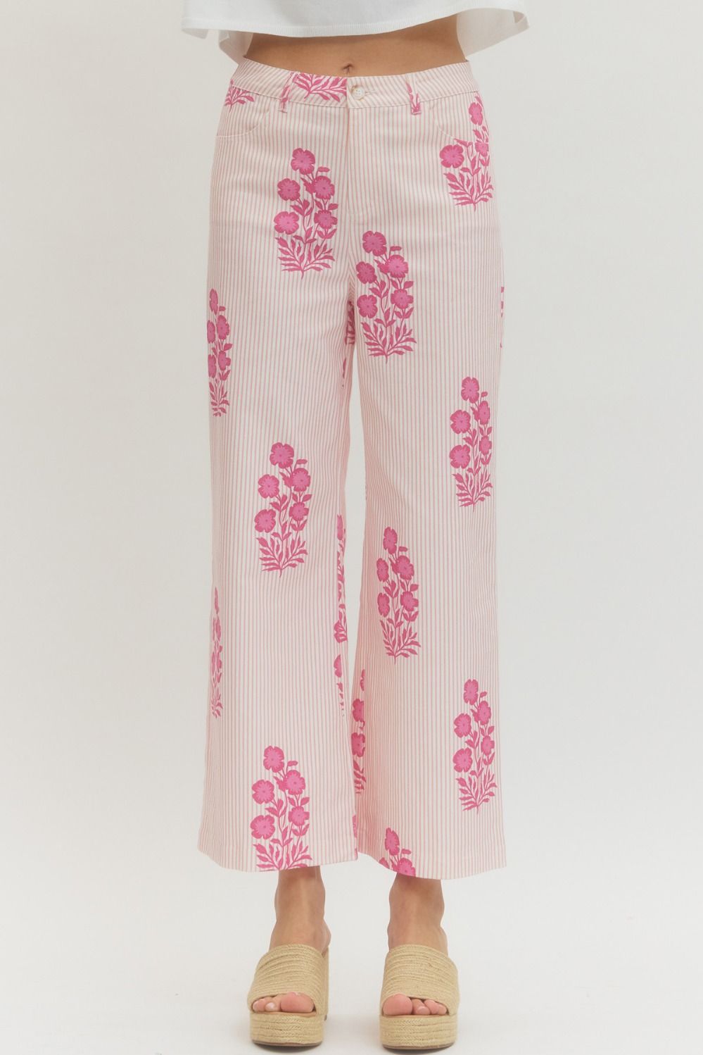 olivia block print pants