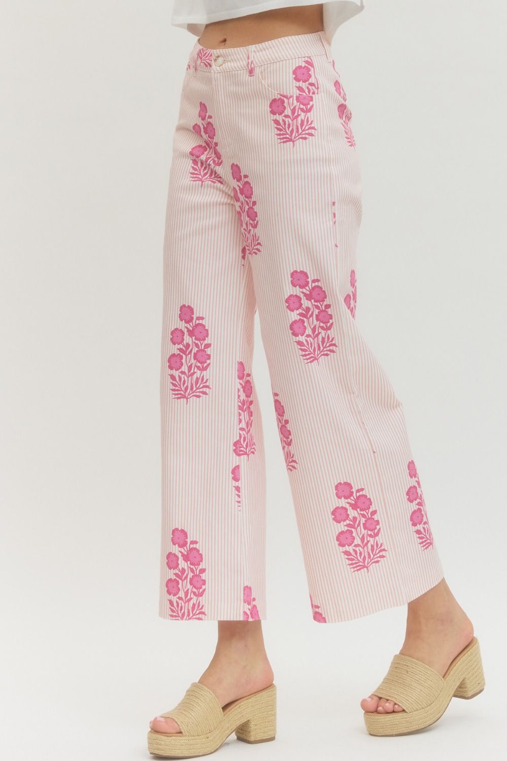 olivia block print pants