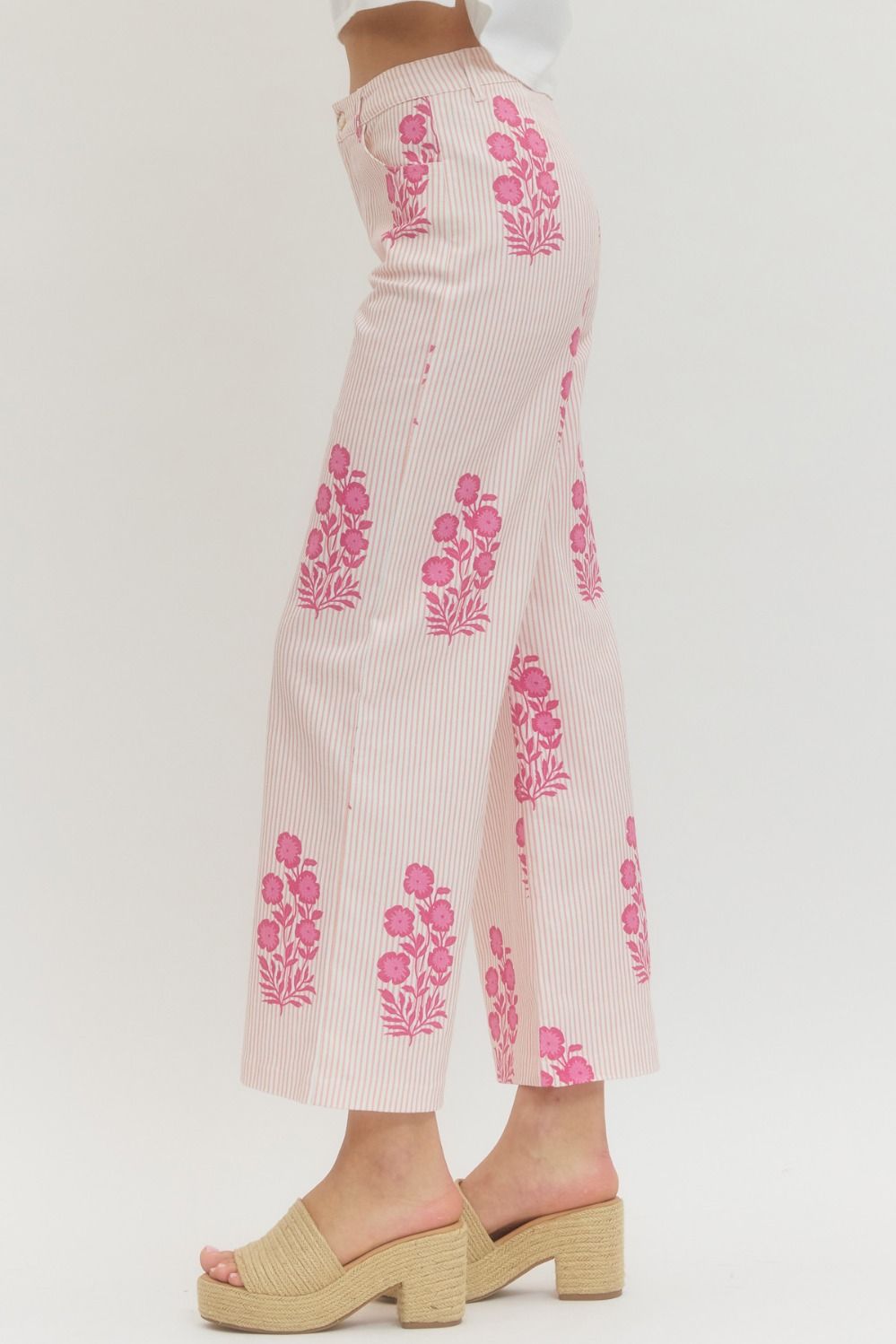 olivia block print pants