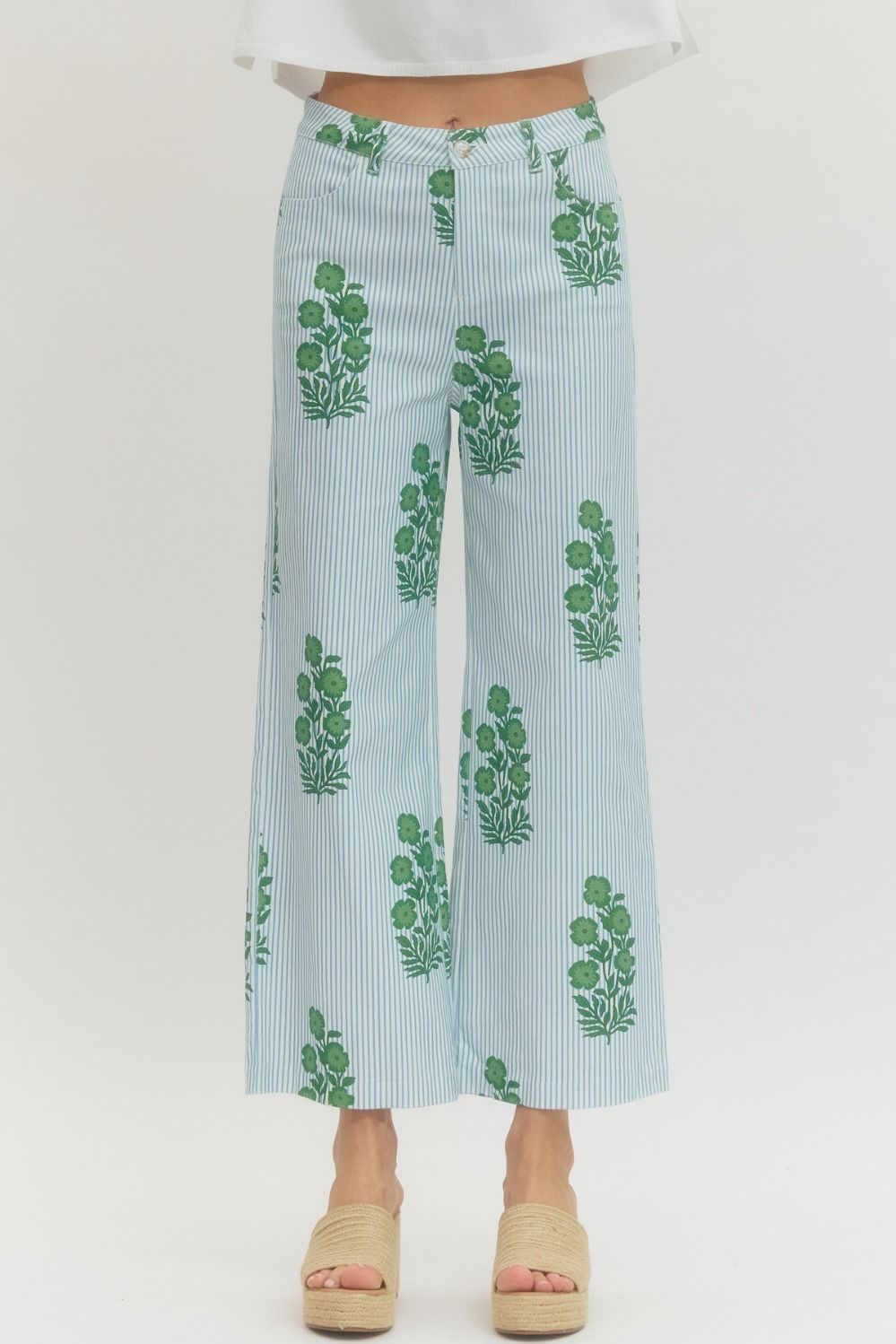 olivia block print pants