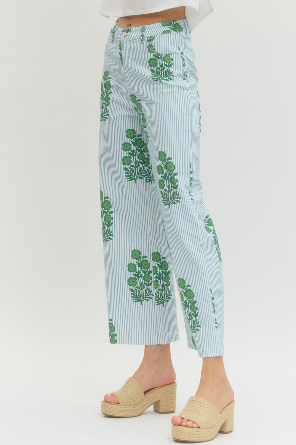 olivia block print pants