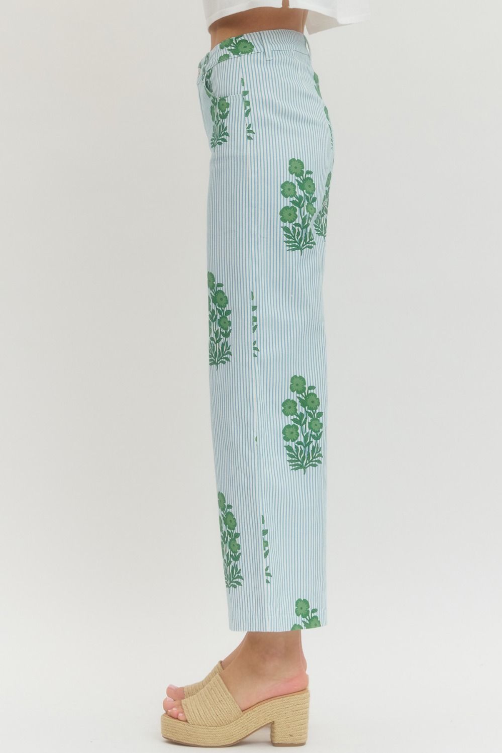 olivia block print pants