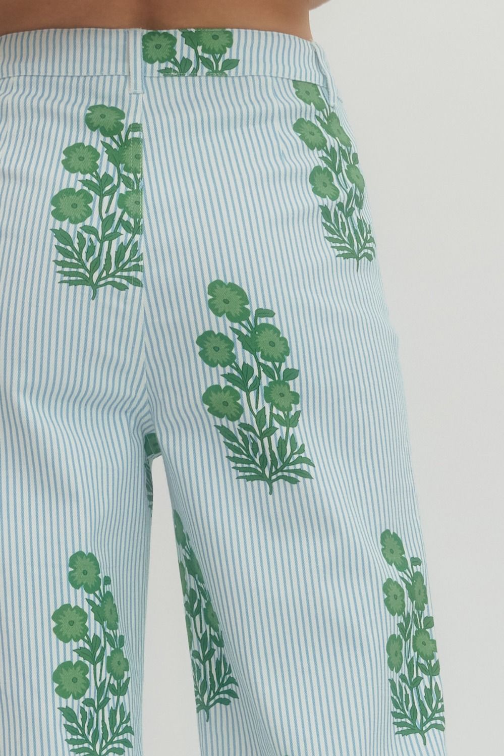 olivia block print pants