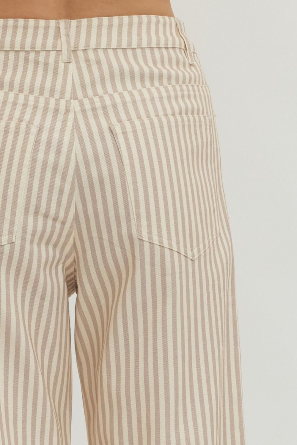 beth striped wide leg pant