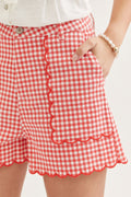 morgan scallop hem short