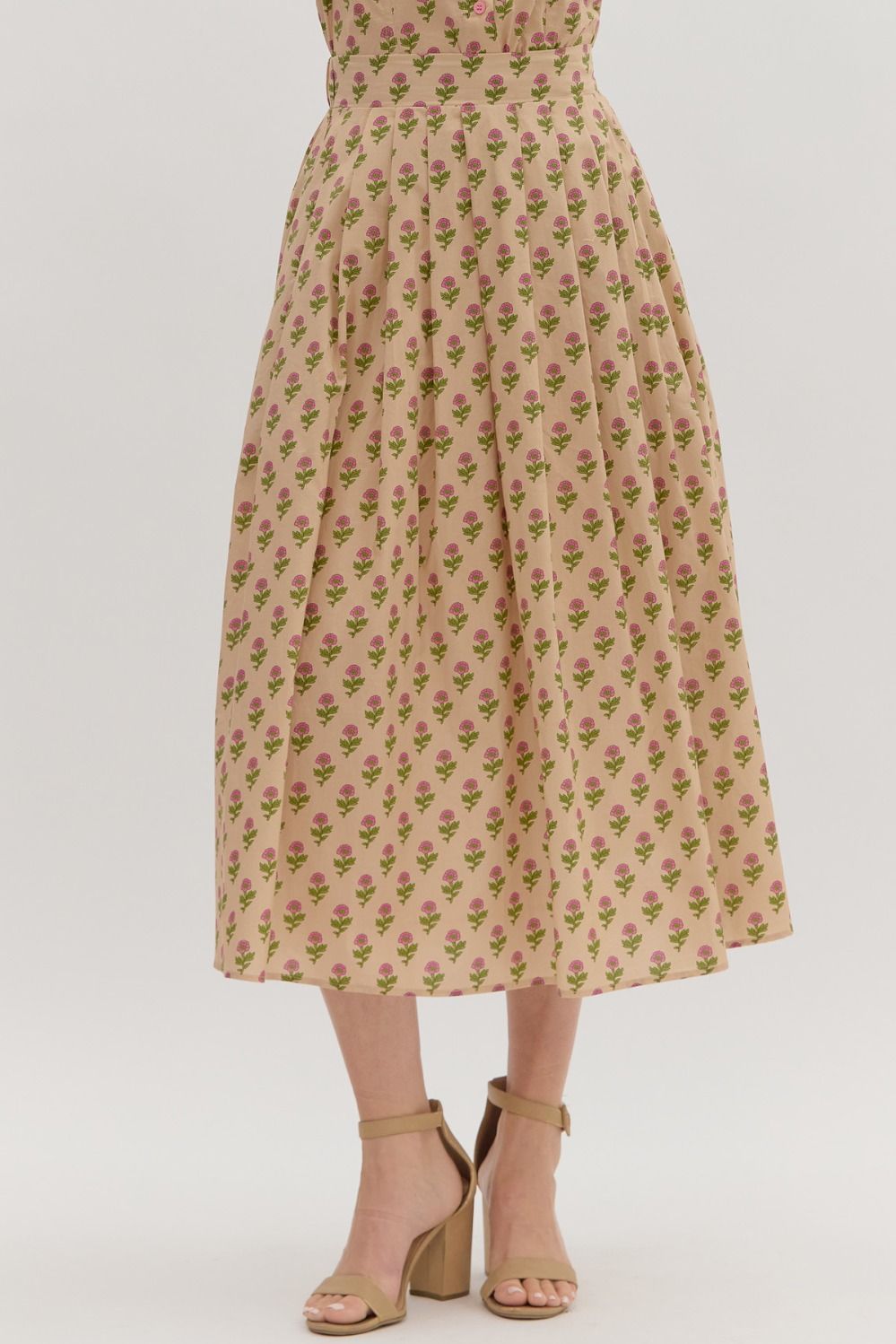 faith floral skirt
