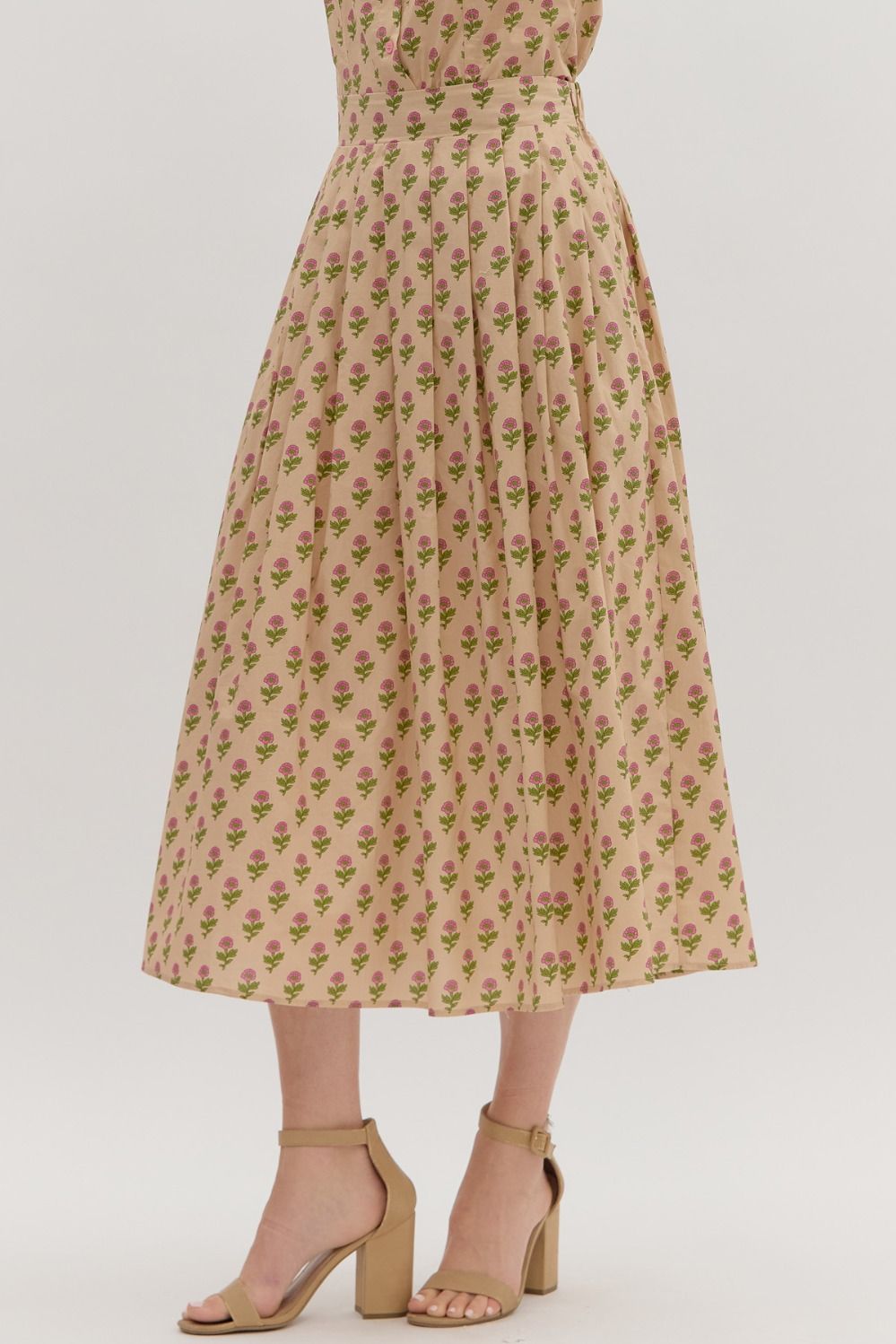faith floral skirt
