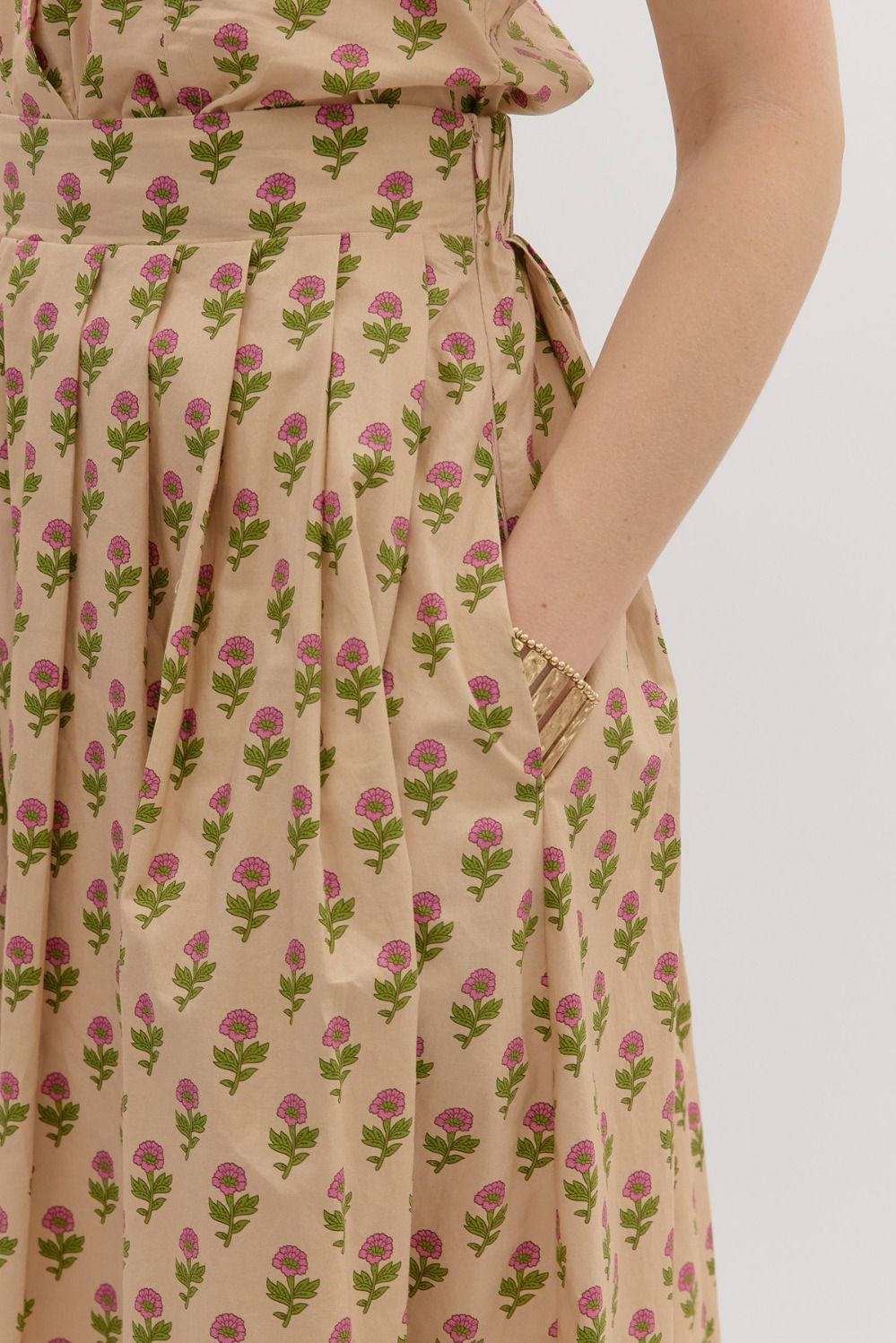 faith floral skirt