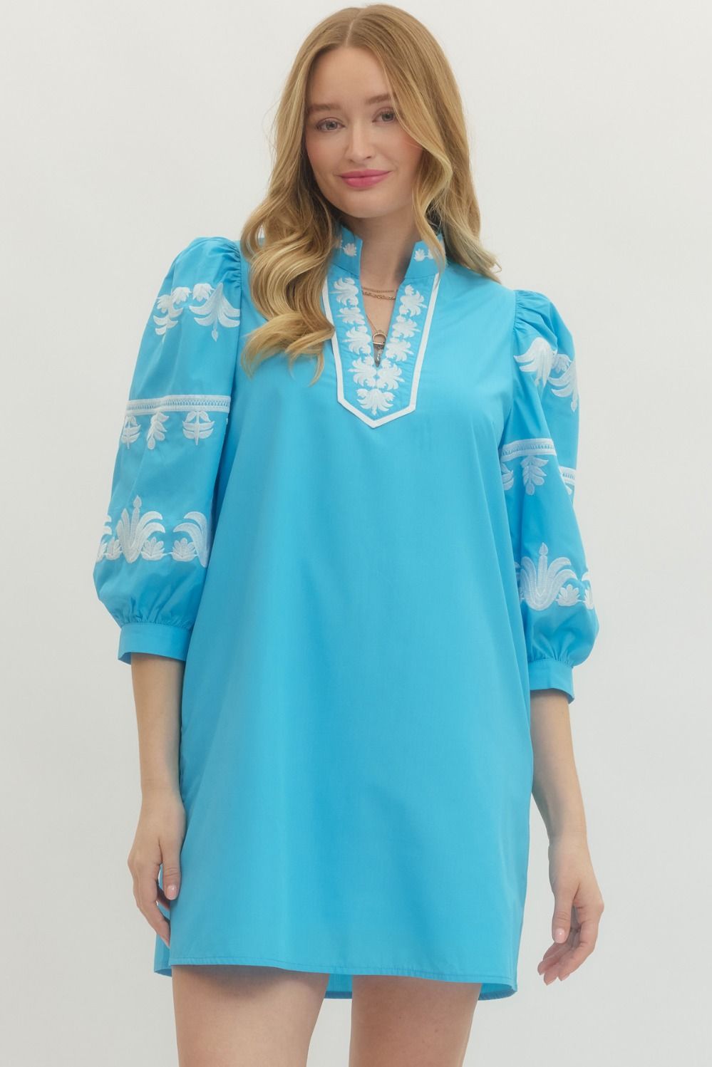 nova embroidered dress