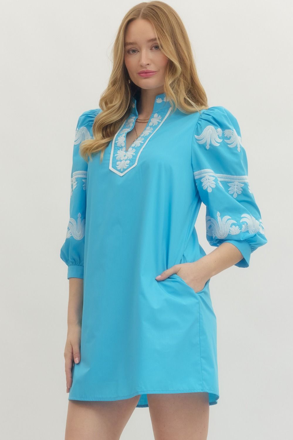 nova embroidered dress