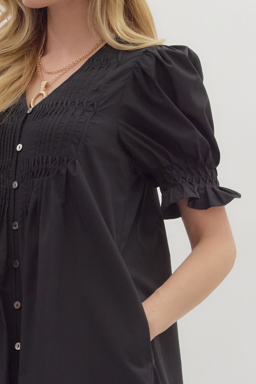 caroline smocked dress