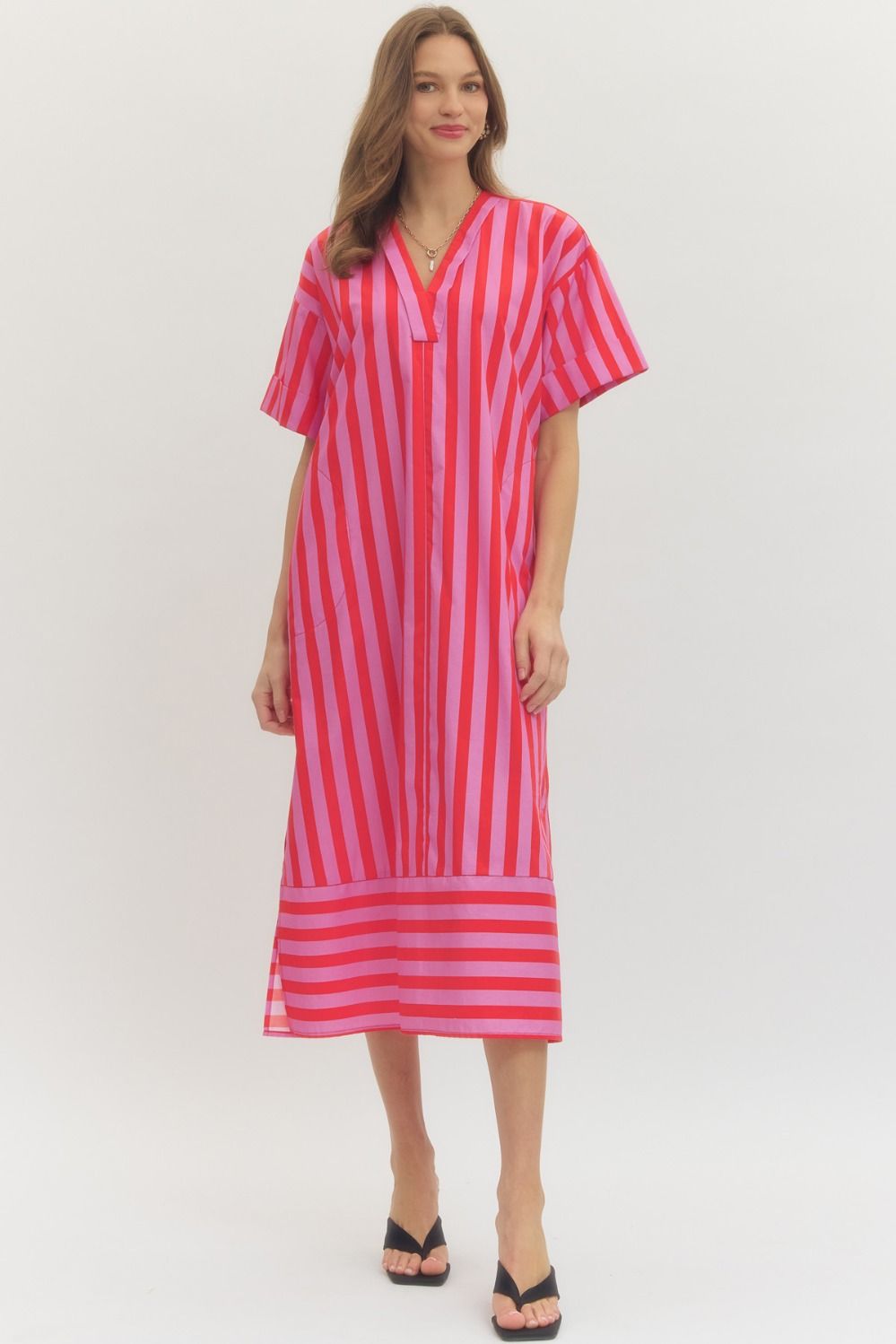 elle stripe dress