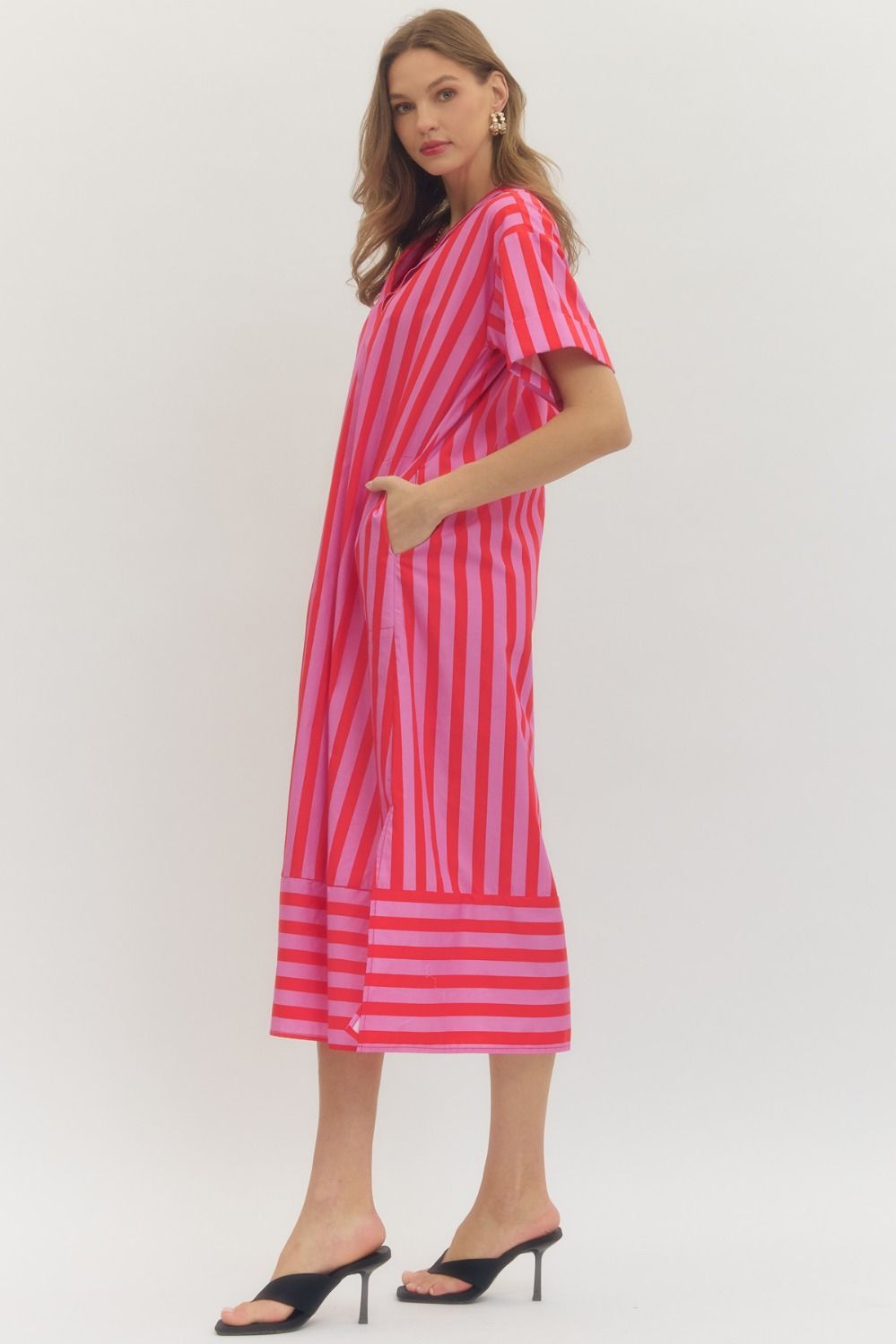 elle stripe dress