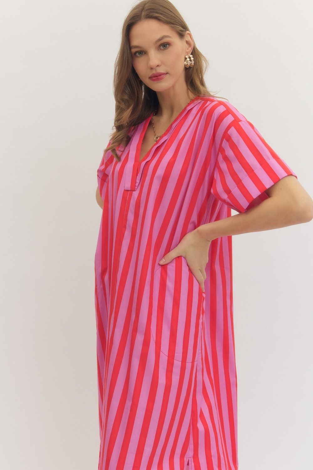 elle stripe dress