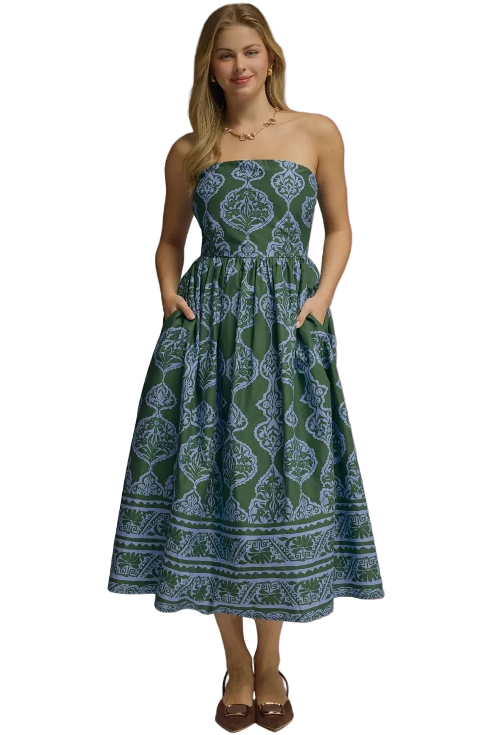 adeline strapless dress