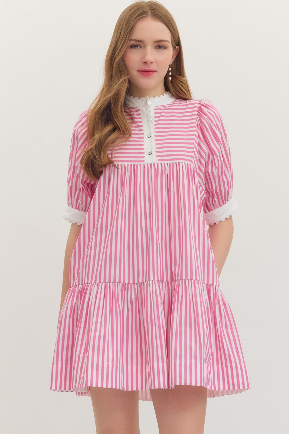 iris puff sleeve dress
