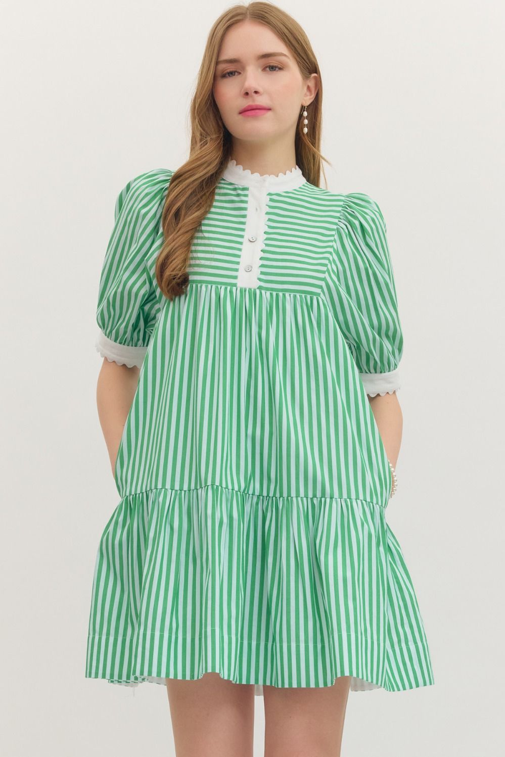iris puff sleeve dress