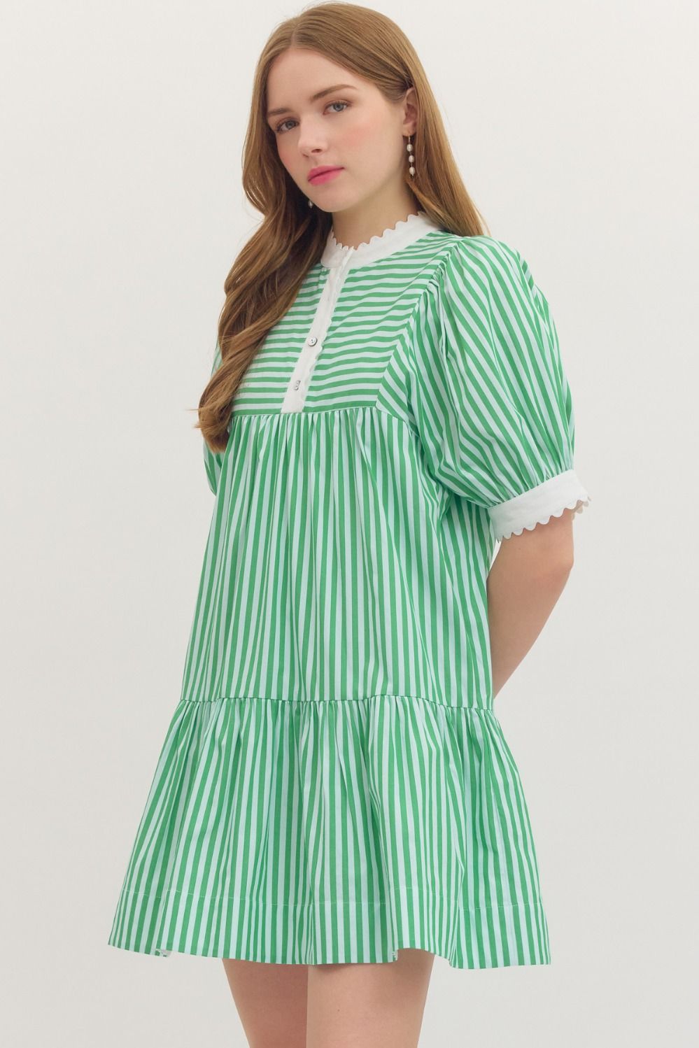 iris puff sleeve dress