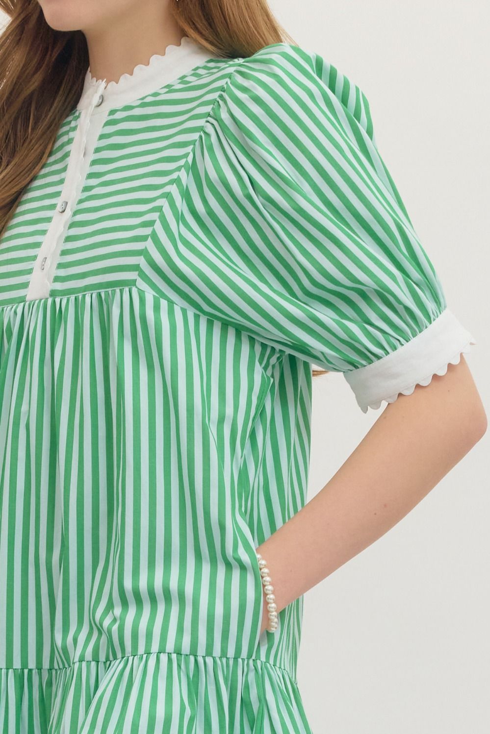 iris puff sleeve dress