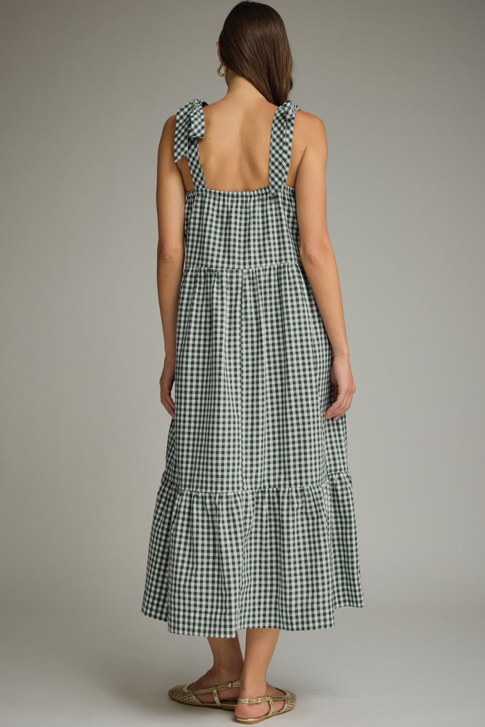rowan sleeveless midi dress