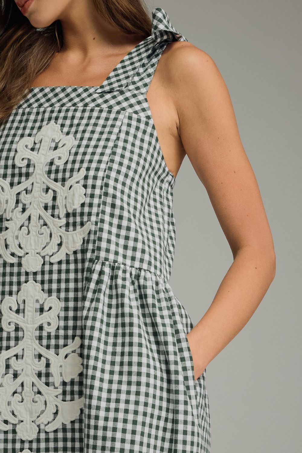 rowan sleeveless midi dress
