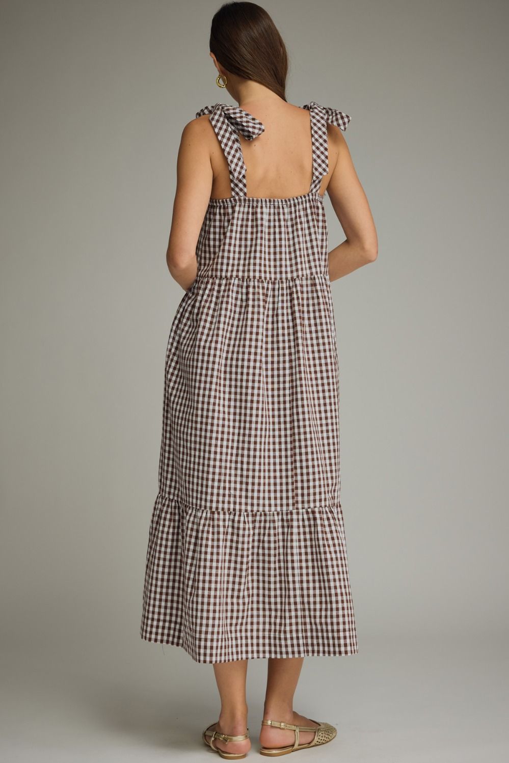 rowan sleeveless midi dress